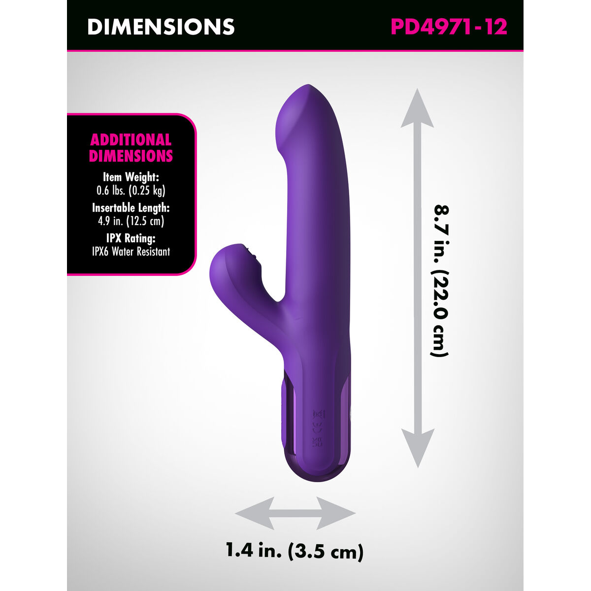 Vibrateur G-Spot Pipedream Fantasy for her Violet